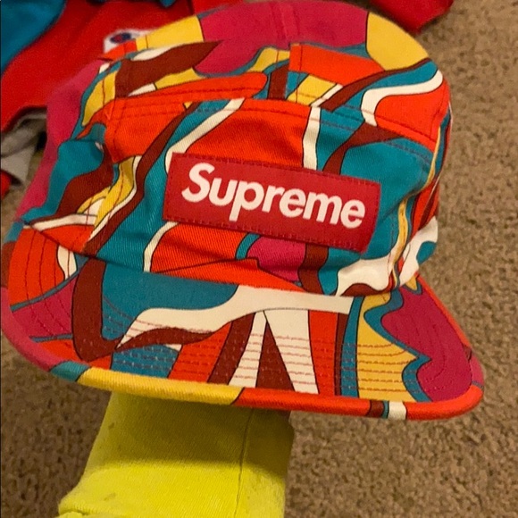 supreme multicolor hat